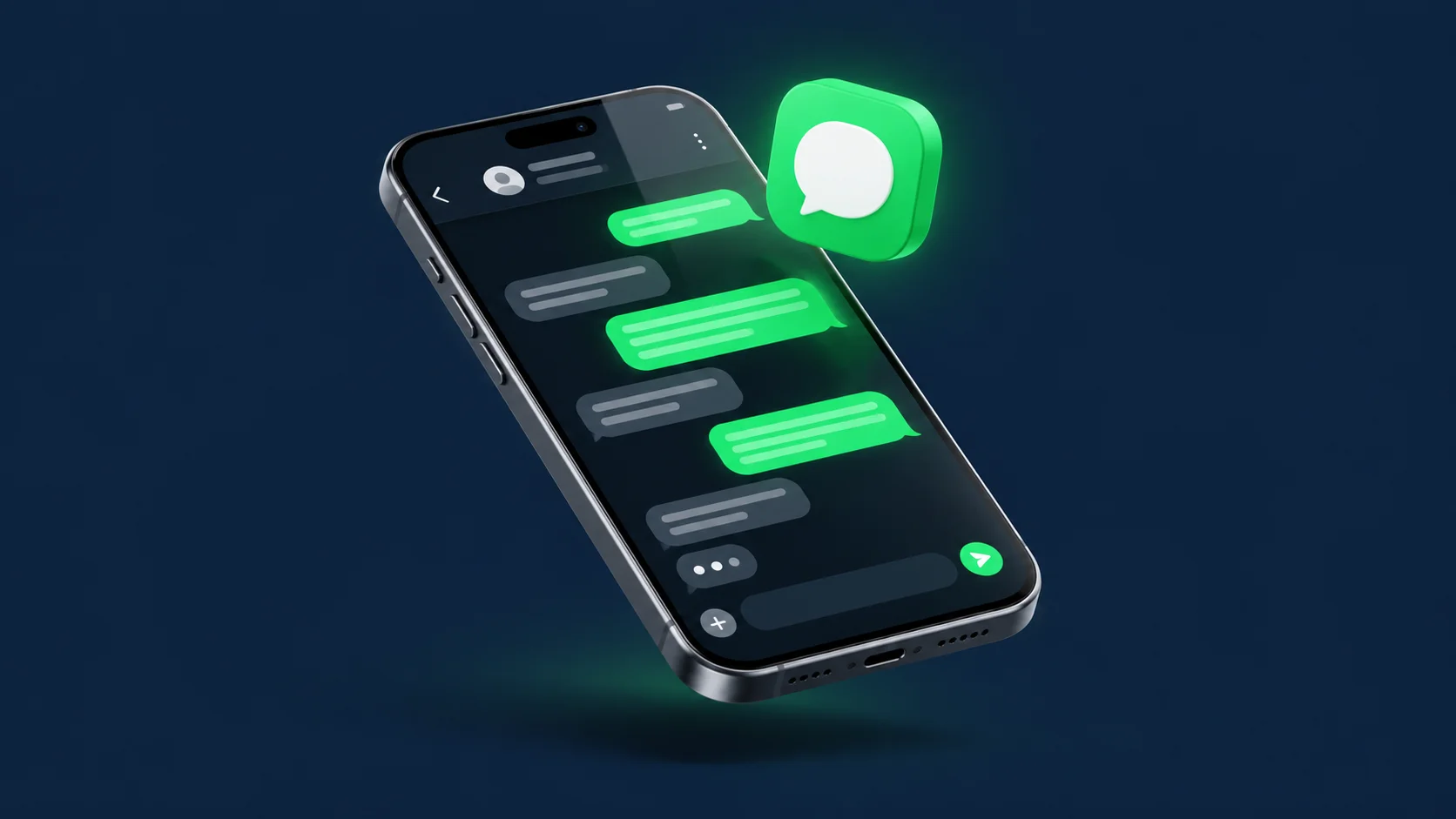 Conversão direta de visitantes em conversas no WhatsApp